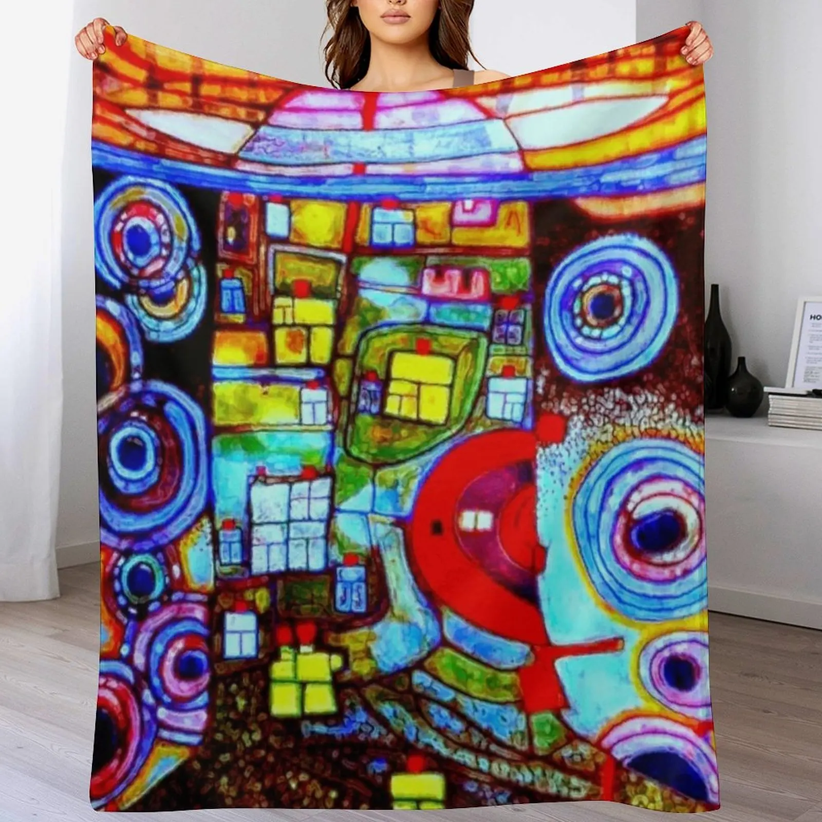 Home Office Qatar Travel - Qatar 813 neon Throw Blanket Warm
