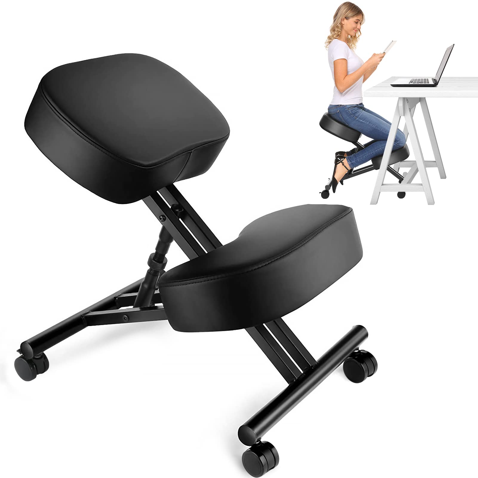 Home Office Ergonomics - Kneeling Chair Ergonomic for Office, Adjustable