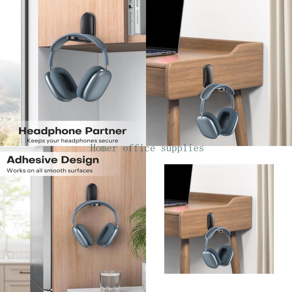 Home Office Headset - K43B Quick Installation Toolless Headsets Holder