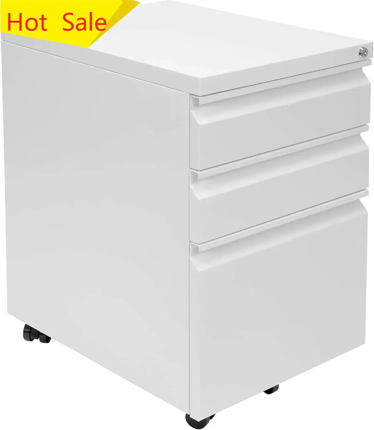 Drawer Pedestal Cabinet - Mount It 3 Drawer File Cabinet