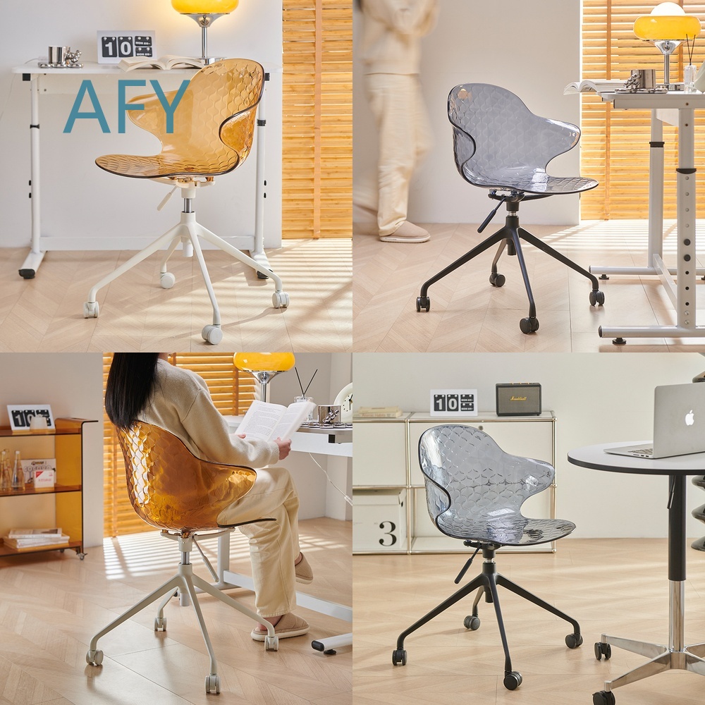 Home Office Ye - Transparent Acrylic Computer Chair for Ni