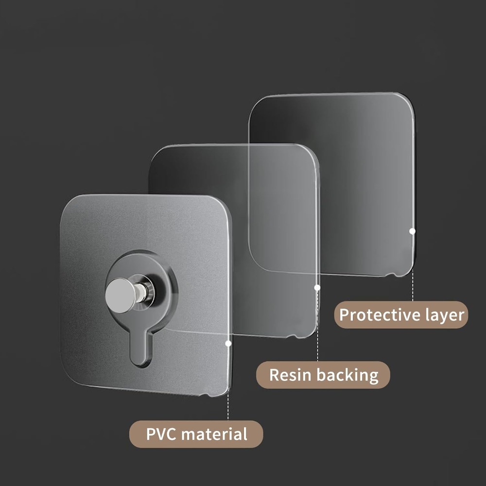 14 Pack Adhesive Wall Hooks No - Home Office Kitchen 评论和价格