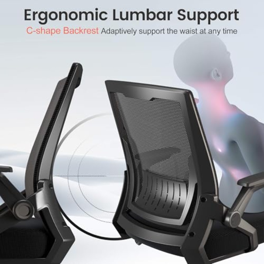 Ergonomic Office Chair with Fl - Home Office Ergonomics 评论和价格