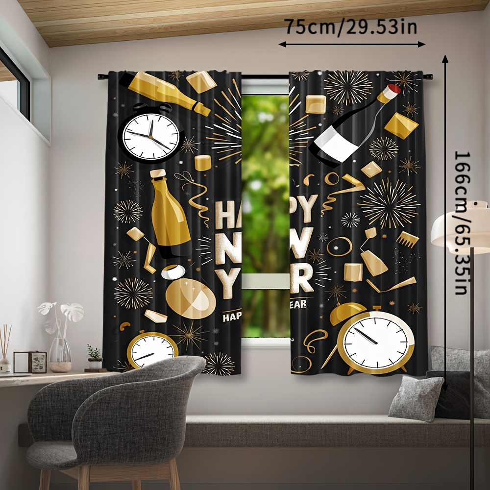 2pcs Happy New Year 2025 Conte - Home Office Rate 2025 评论和价格