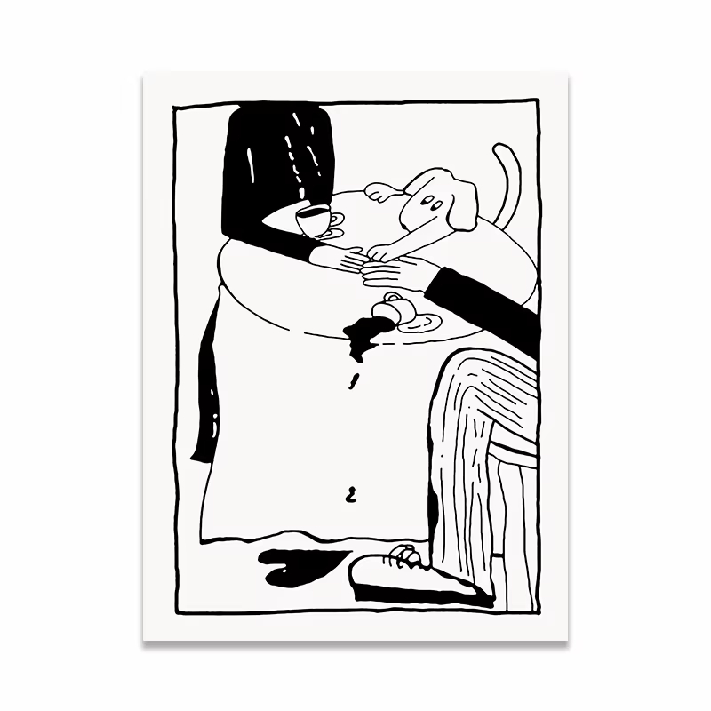 1pc Scandinavian Minimalist Ar - Home Office Romance Manga 评论和价格
