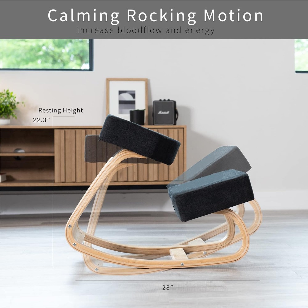 Ergonomic Wooden Rocking Chair - Home Office Ergonomics 评论和价格