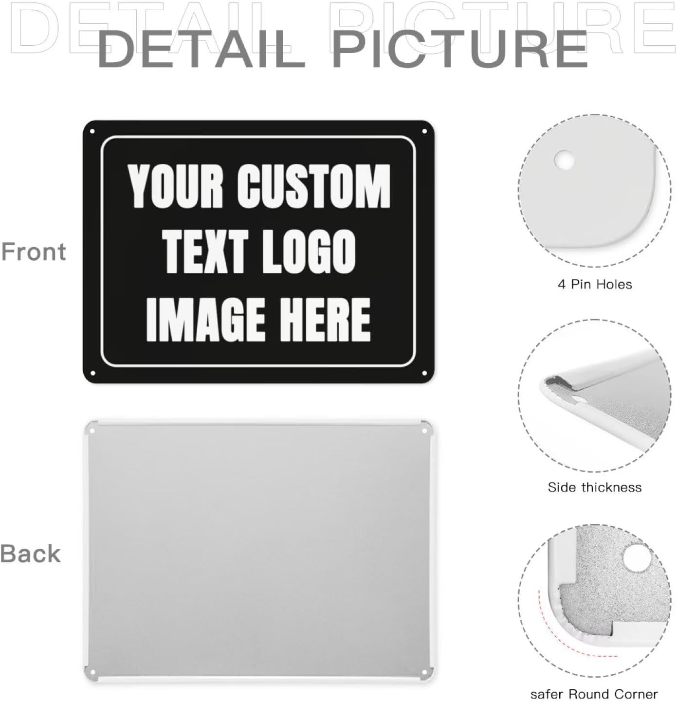 Custom Sign Personalized Metal - Home Office Kitchen 评论和价格