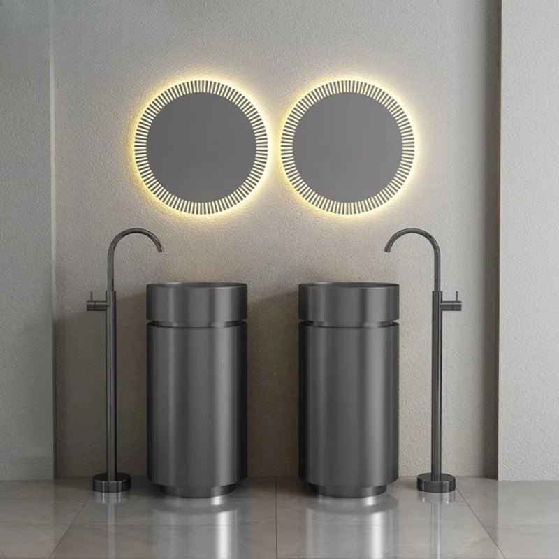 304 Stainless Steel Bathroom H - Drawer Pedestal Cabinet 评论和价格