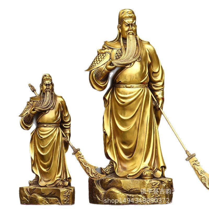 Pure Copper Gong Brass Yu Guan - Home Office Ye 评论和价格
