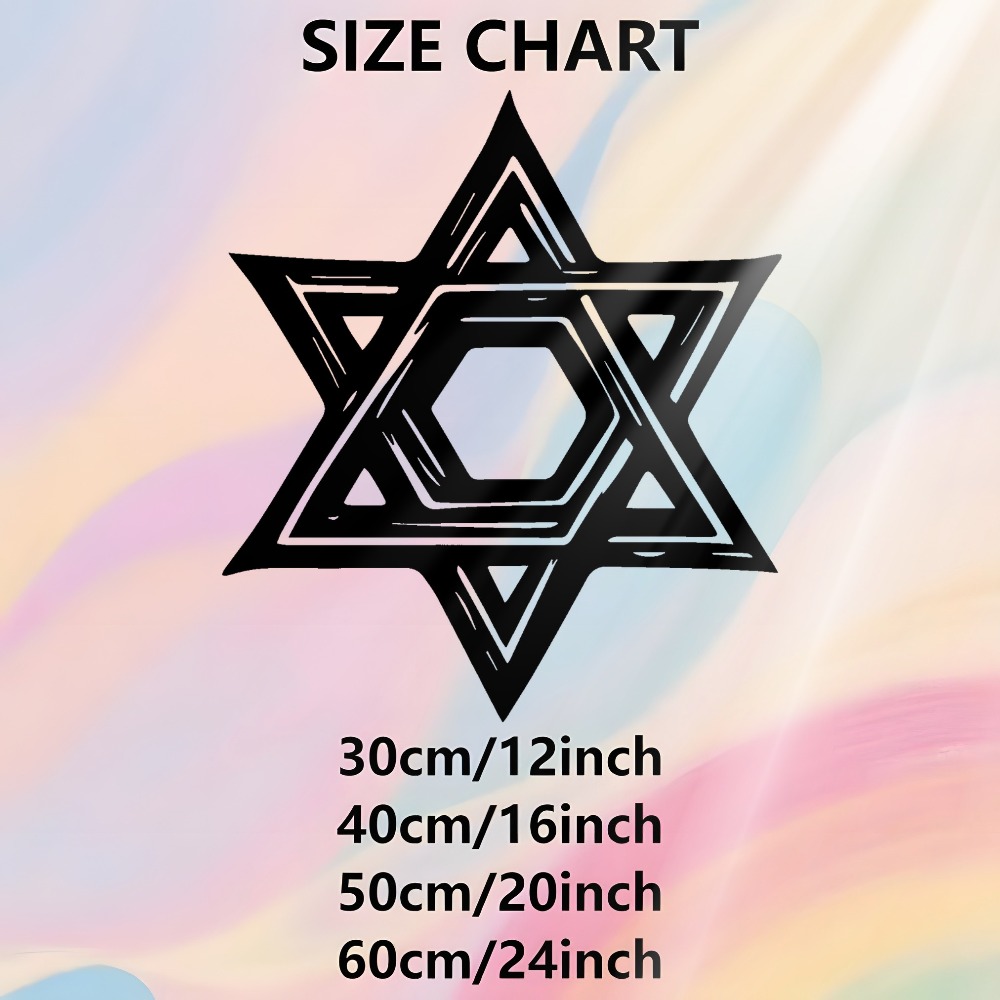 CIFBUY Iron Wall Art Star of D - Home Office Art 评论和价格
