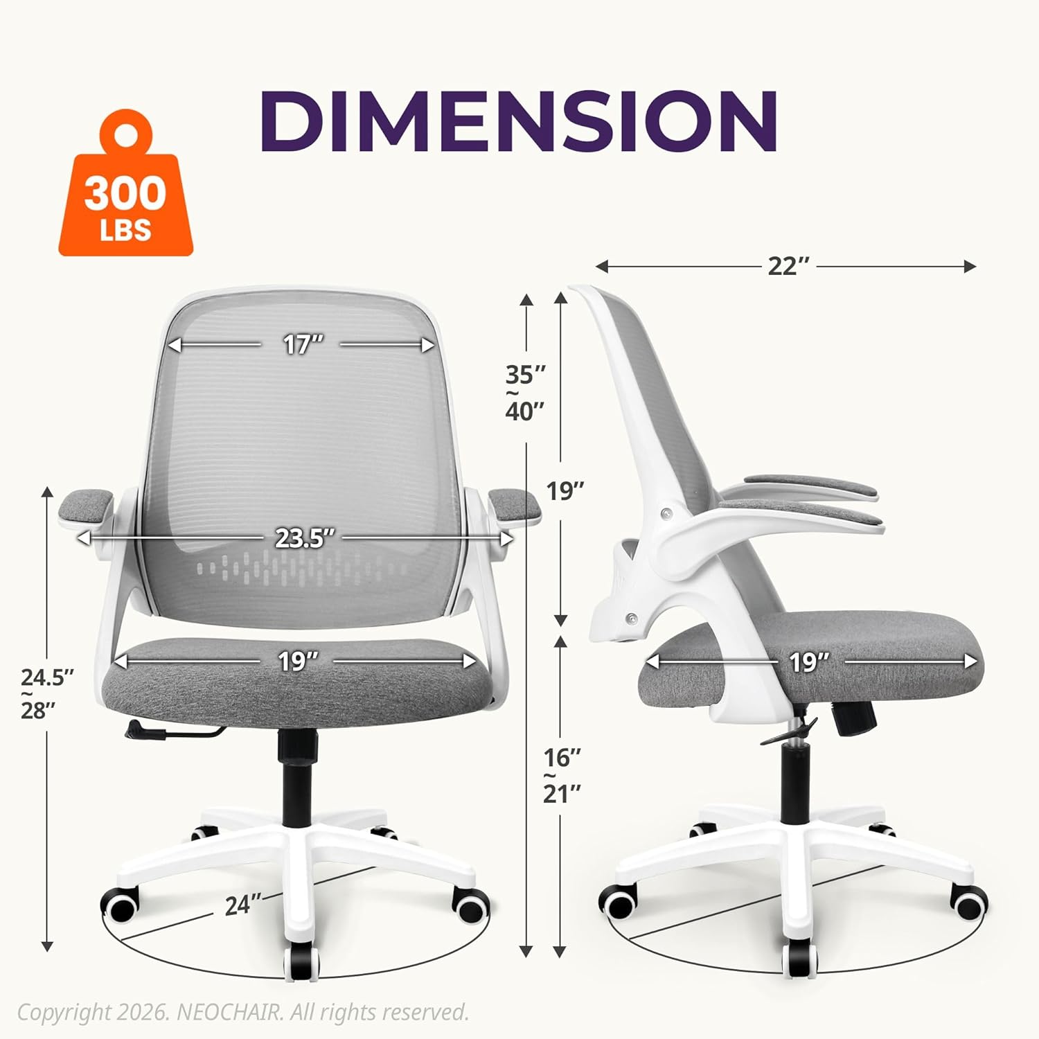 Ergonomic Mesh Office Chair wi - Home Office Ergonomics 评论和价格