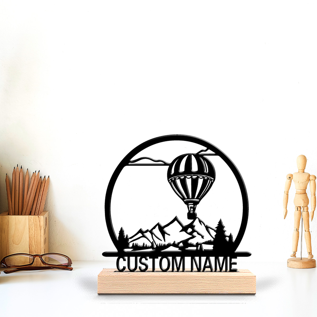 1pc Hot air balloon Customized - Home Office Art 评论和价格