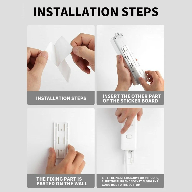 Self-Adhesive Power Socket Str - Home Office Kitchen 评论和价格