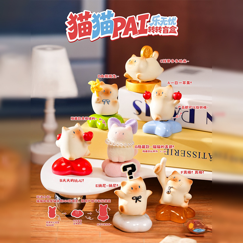 Cute Cartoon Cat Pai Blind Box - Home Office Romance Manga 评论和价格