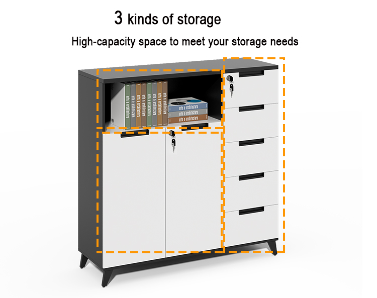 White Multi Drawer Password Lo - Drawer Pedestal Cabinet 评论和价格
