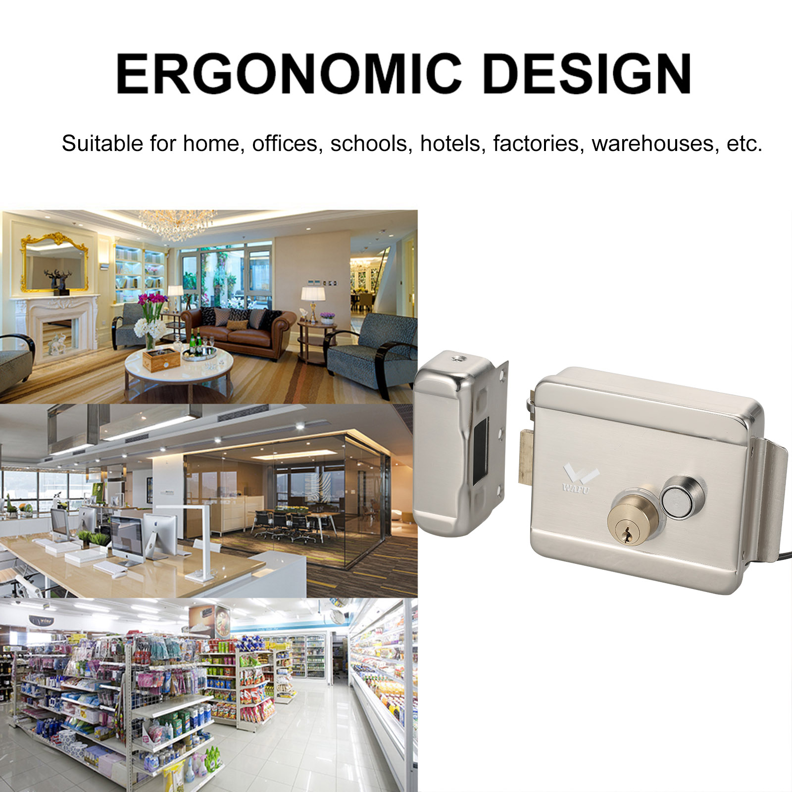 WAFU Smart Electric Gate Door  - Home Office Immigration 评论和价格