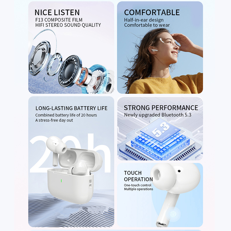2025 Air Pro Wireless Bluetoot - Home Office Headset 评论和价格