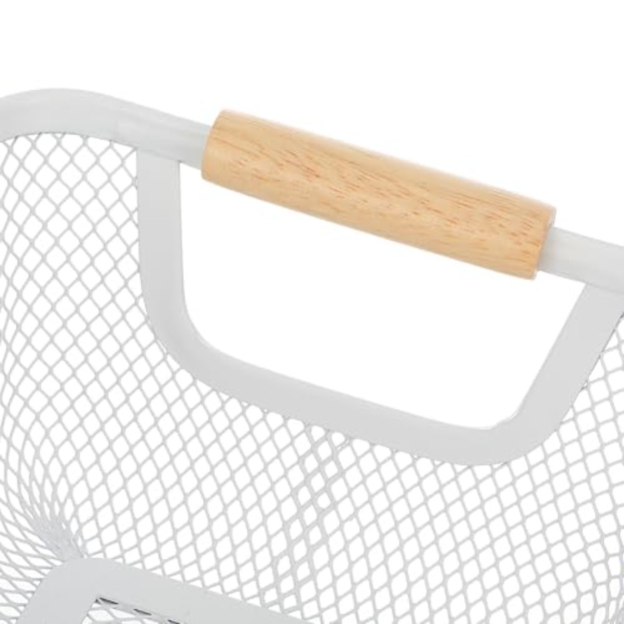 6 Pcs Metal Wire Basket with W - Home Office Kitchen 评论和价格
