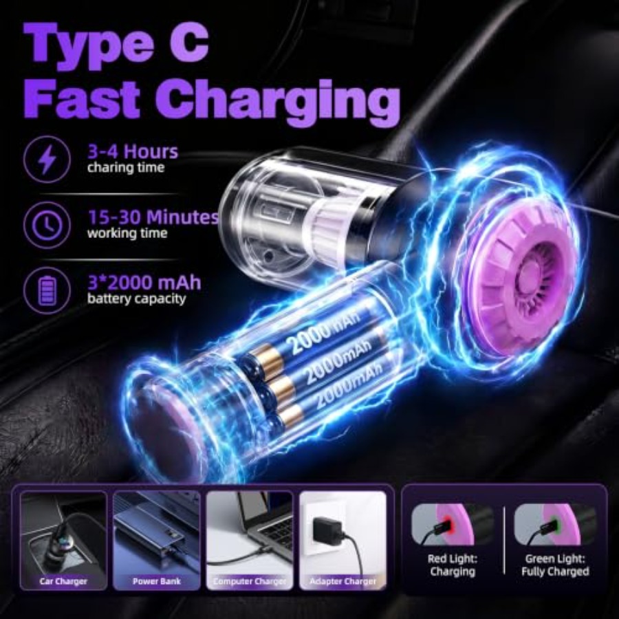 Handheld Car Vacuum Cleaner fo - Home Office Kitchen 评论和价格