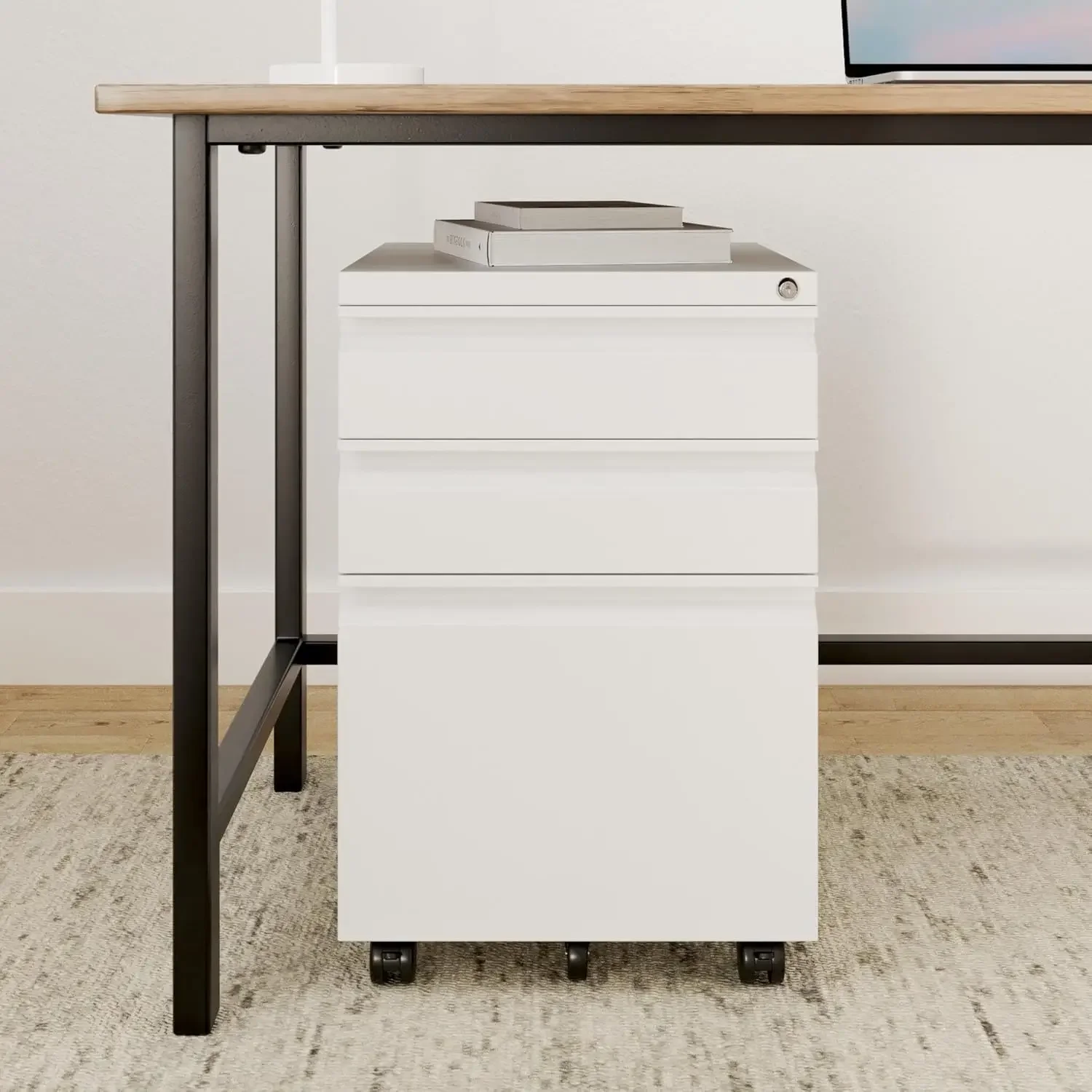 Mount It 3 Drawer File Cabinet - Drawer Pedestal Cabinet 评论和价格