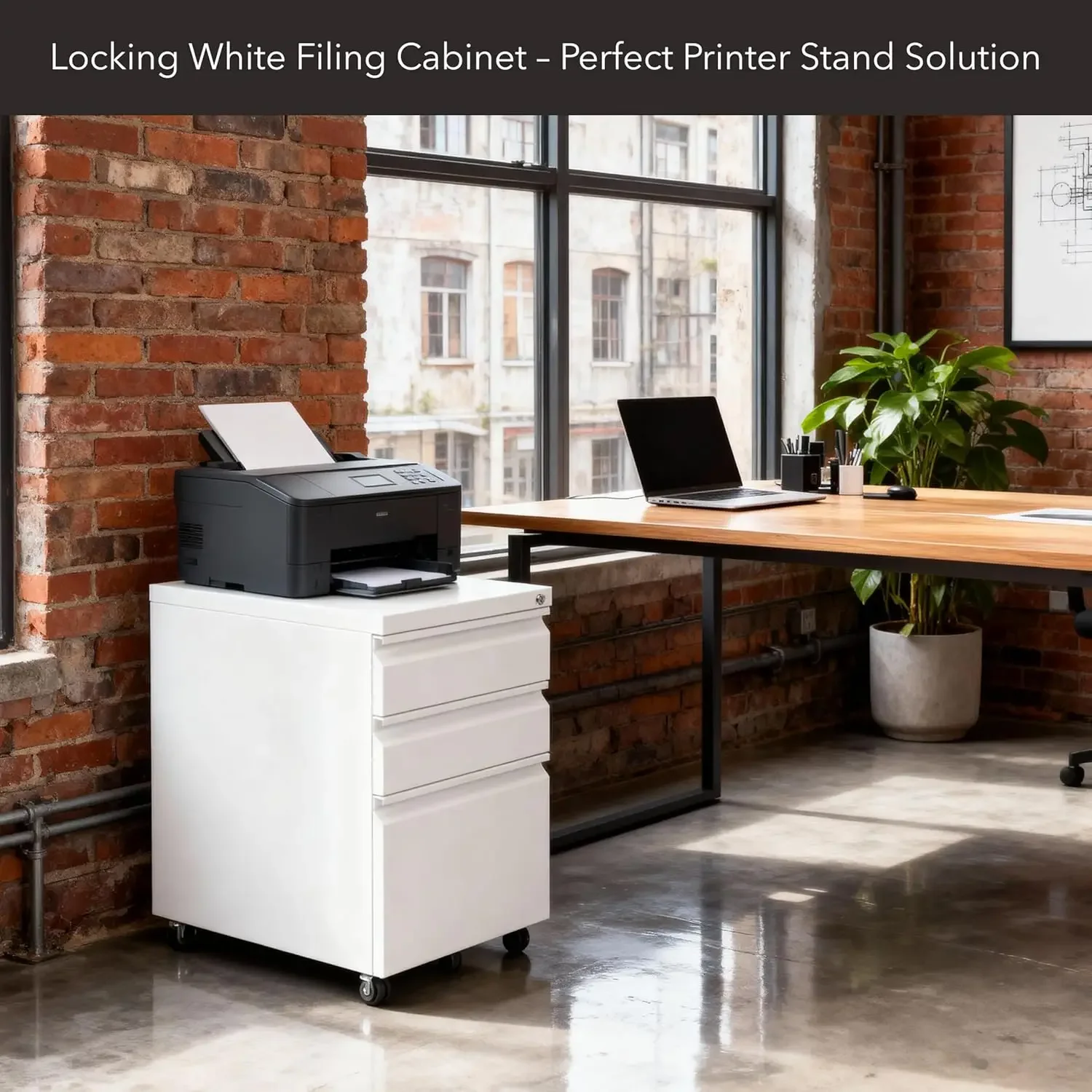 Mount It 3 Drawer File Cabinet - Drawer Pedestal Cabinet 评论和价格