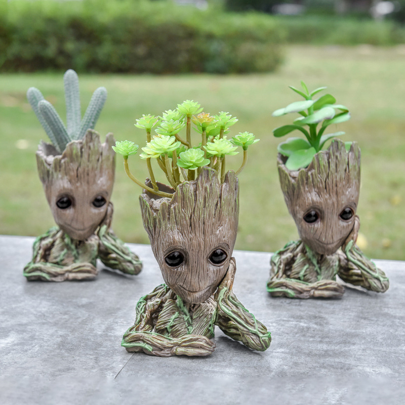 Baby Groot Flower Pot Home Dec - Home Office Romance Manga 评论和价格