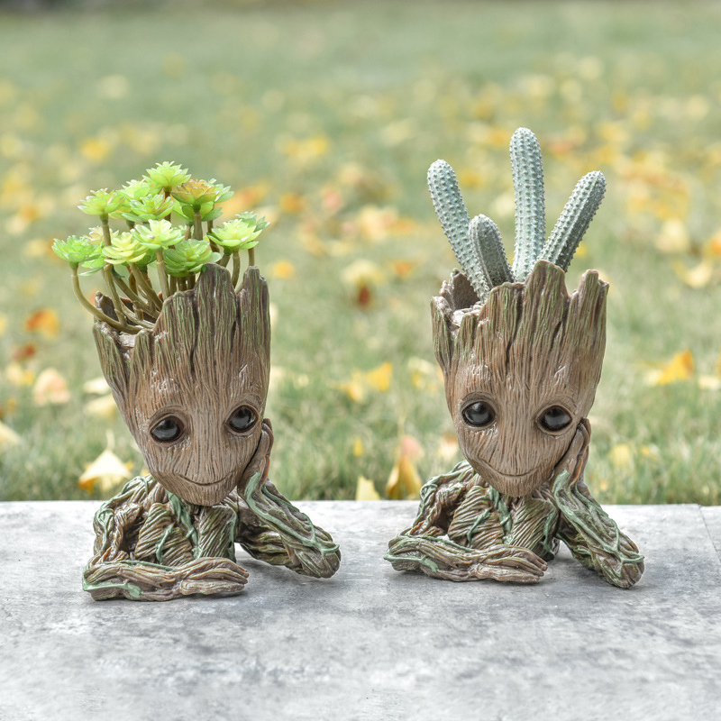 Baby Groot Flower Pot Home Dec - Home Office Romance Manga 评论和价格