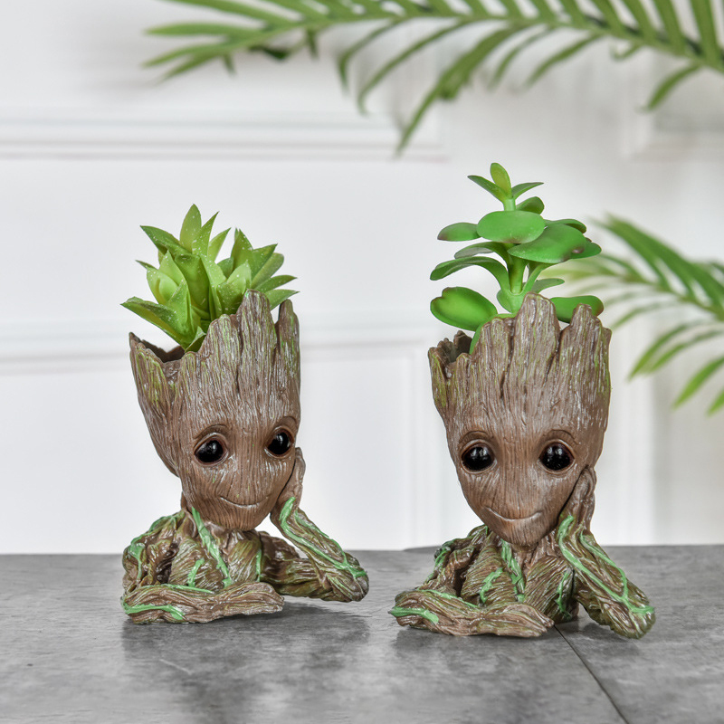 Baby Groot Flower Pot Home Dec - Home Office Romance Manga 评论和价格