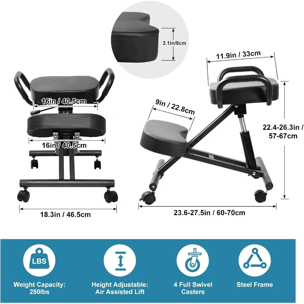 Ergonomic Kneeling Chair for P - Home Office Ergonomics 评论和价格
