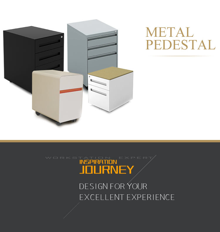 Modern Mobile Metal Pedestal w - Drawer Pedestal Cabinet 评论和价格
