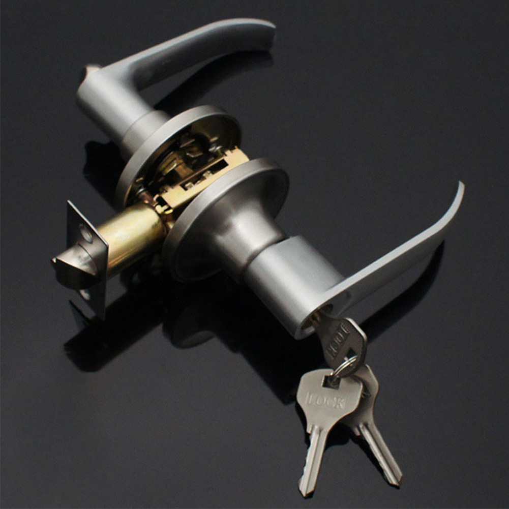 Door Lever Lock with 3 Keys En - Home Office Immigration 评论和价格